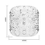 Компактний мастурбатор із подвійним входом та текстурованим каналом Pretty Love Masturbator Crystle Transparent, фото 8