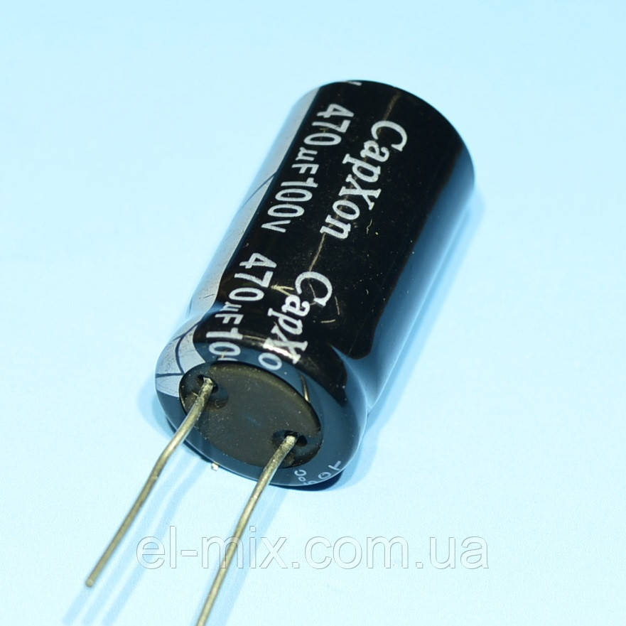 Конденсатор електролітичний 470мкФ 100В CapXon 105*С KM 16*31.5