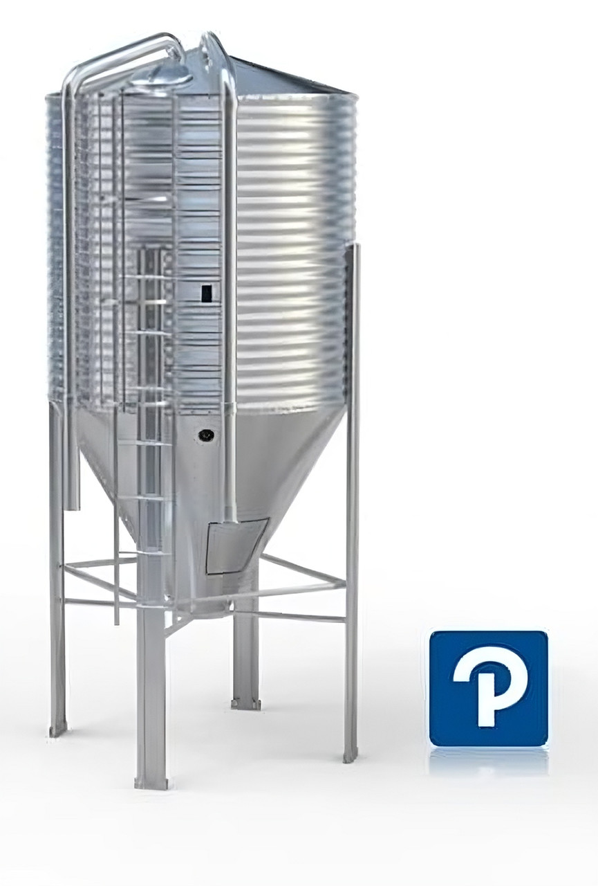 Силос для зберігання та транспортування корму 6,6 м3, 4,3 т, 180-2, фото 1