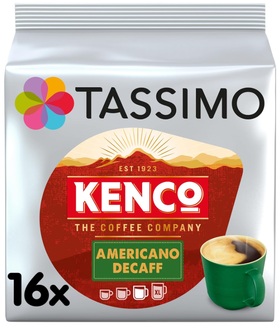 Кава в капсулах Tassimo Kenco Amerio Decaff (16 порцій), фото 1
