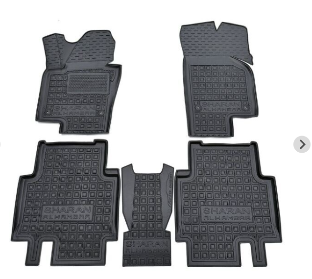 Авто килимки в салон VW Sharan (2010>) (5місць) MOD, фото 1