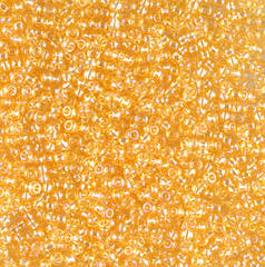 Бісер чеський Preciosa 11020, прозорий райдужний, бурштиновий (10 г)