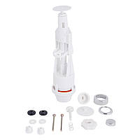 Зливний механізм для унітаза LT01 без клапана, Старт/Стоп, кнопка хром Lidz, Арт.65594