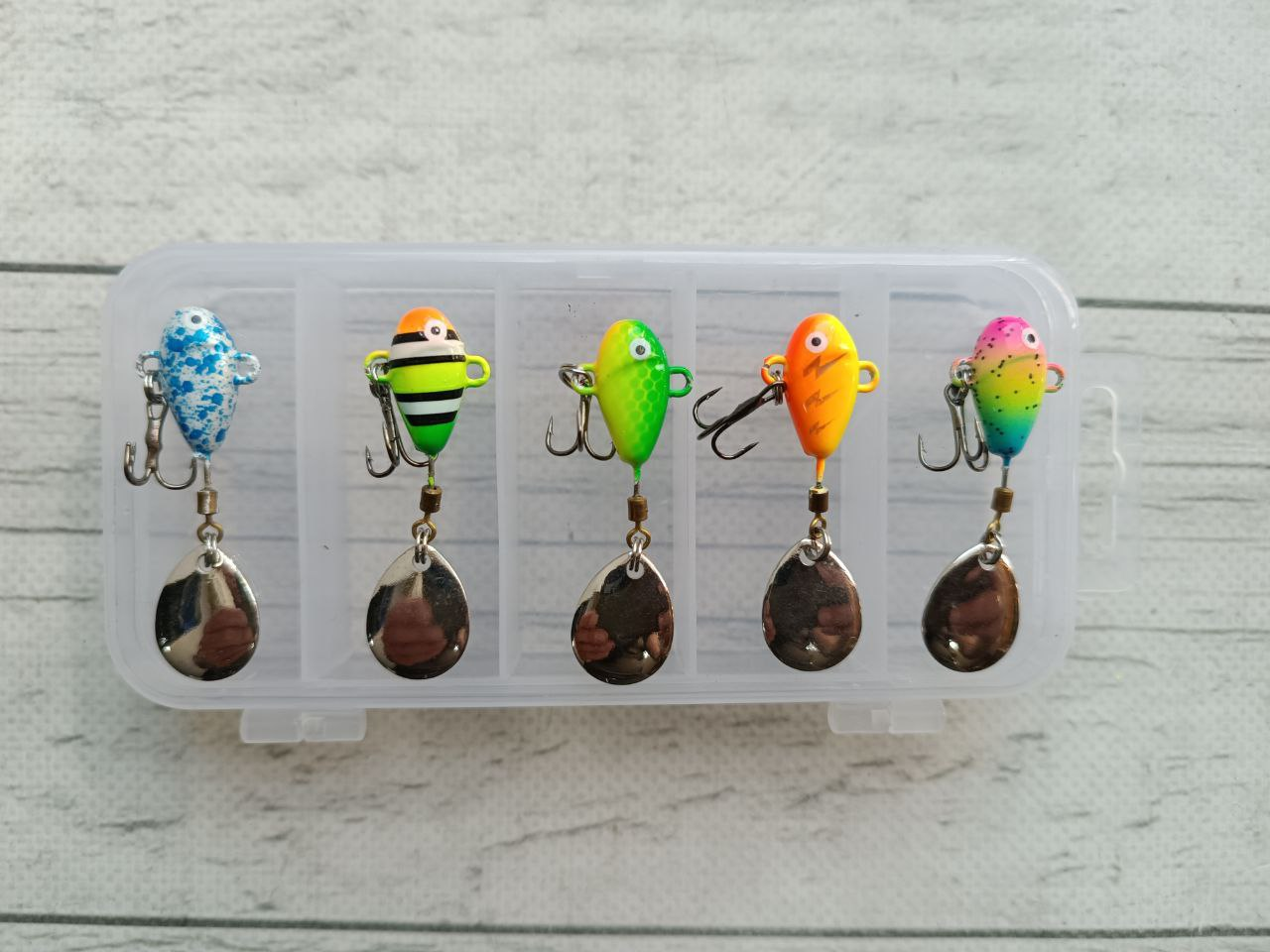 Тейл-Спіннер TL-Spinner Hurricane блешня 7гр Набір 5шт в коробці