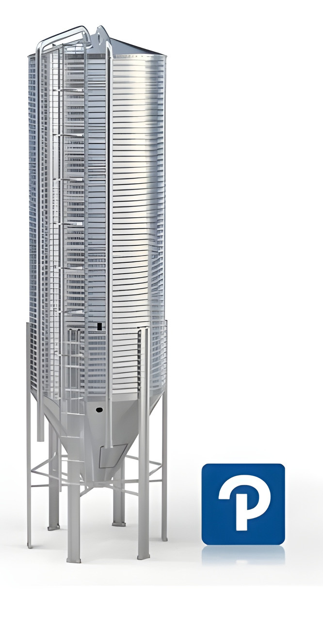 Силос для зберігання та транспортування корму 22,4 м3, 14,6 т, 250-4, фото 1