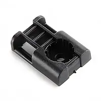 Майданчик під монтажний пістолет 29х20х8мм для кабельної стяжки до 10мм з отвором чорна (пач. 100шт.) APRO