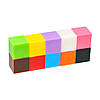 Кольорові кубики для рахунку та занять 100 шт (1 см), фото 3