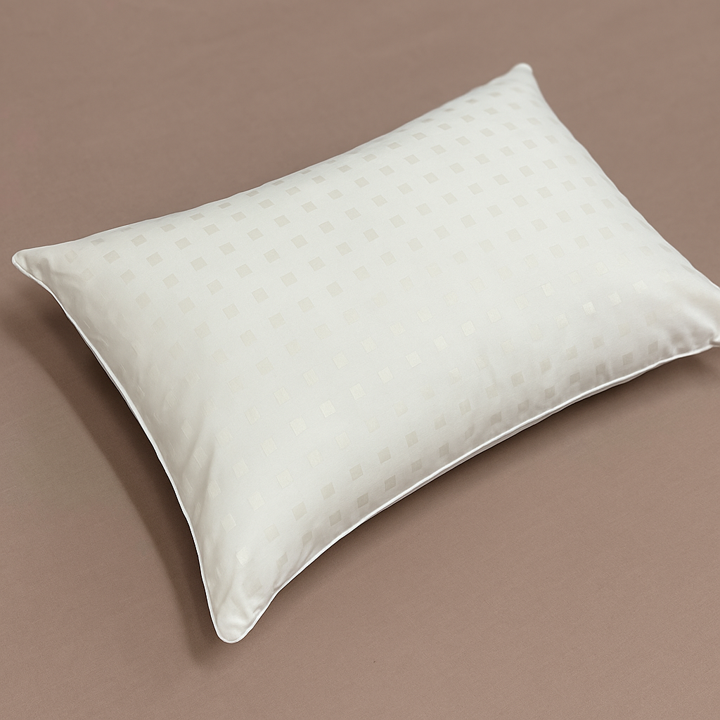 Подушка Екопух 50×70см зйомний чохол зі 100% бавовни, фото 1