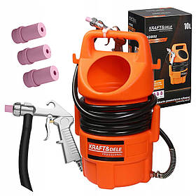 Піскоструй пневматичний 10л + насадки KD5932