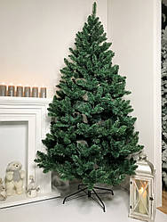 220 см Штучна новорічна ялинка Elegant зелена ПВХ плівка