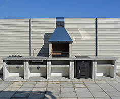 Садовий камін-барбекю "Гарден Шеф" комплект 2XL