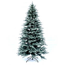 220 см Штучна ялинка новорічна лита Classic Mix блакитна
