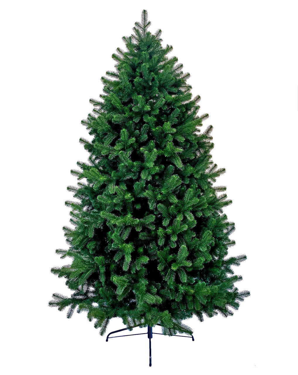 220 см Штучна ялинка новорічна лита Super Lux пишна зелена, фото 1