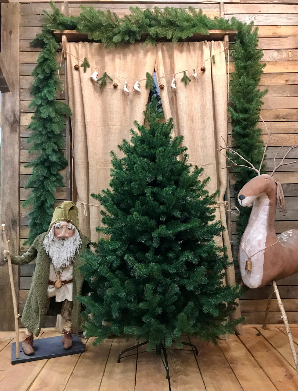 160 см Штучна ялинка новорічна лита Super Lux пишна зелена, фото 1