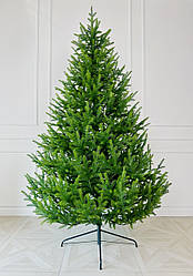 Новорічна ялинка штучна Forest лита 220 см зелена з градієнтом молодої хвої