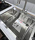Современная нержавеющая мойка для кухни и смеситель на мойку, Фирменные мойки и кухонные смесители, Кухонные раковины - фото 4 - id-p2742107023