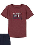 Дитячий комплект Tommy Hilfiger лонгслів, футболка та штани 1159842771 (Різні кольори 3T), фото 3
