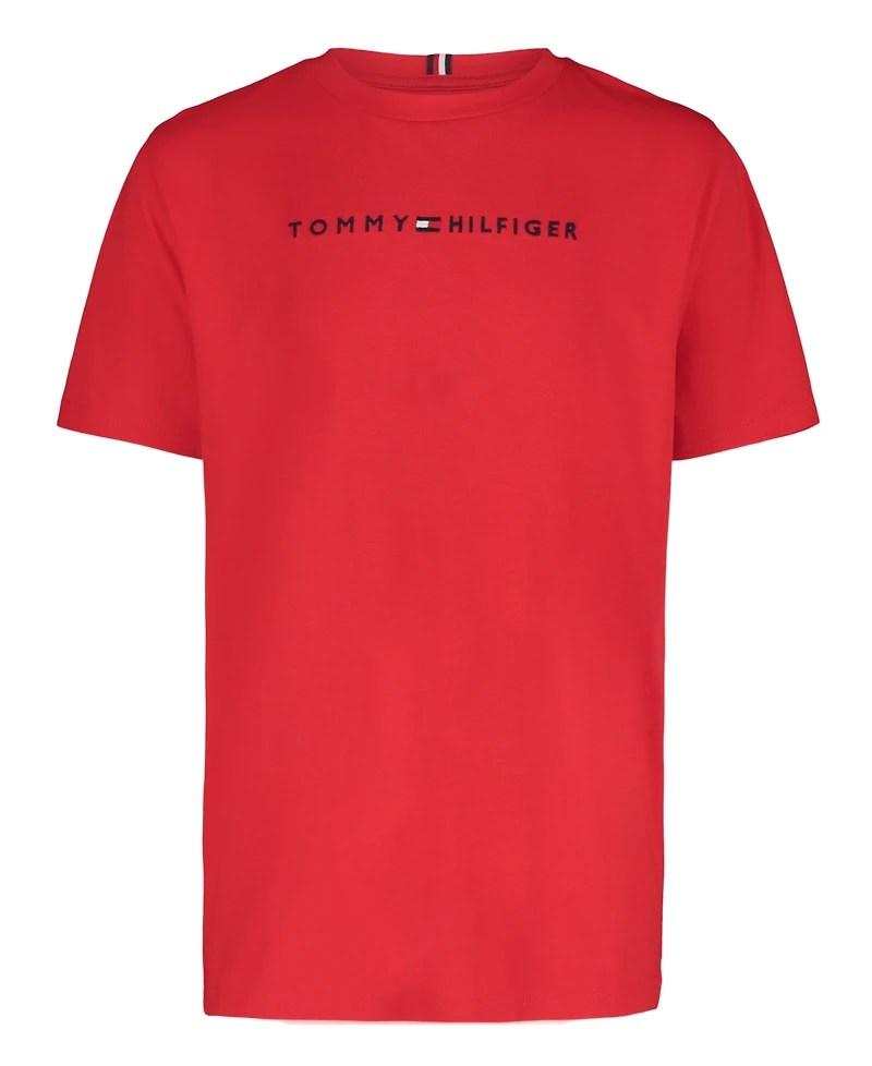 Дитяча футболка Tommy Hilfiger з вишитим логотипом 1159842774 (Червоний 2T), фото 1