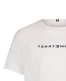 Дитяча футболка Tommy Hilfiger з вишитим логотипом 1159842775 (Білий 2T), фото 2