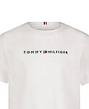 Дитяча футболка Tommy Hilfiger з вишитим логотипом 1159842775 (Білий 2T), фото 3