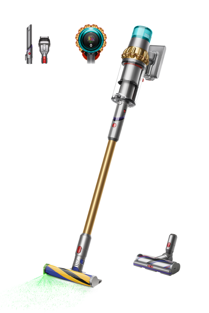 Пилосос Dyson V15 Detect Absolute Gold 447000-01, фото 1