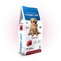 Гіпоалергенний сухий корм для собак всіх порід Happy Pet з яловичиною 1 кг