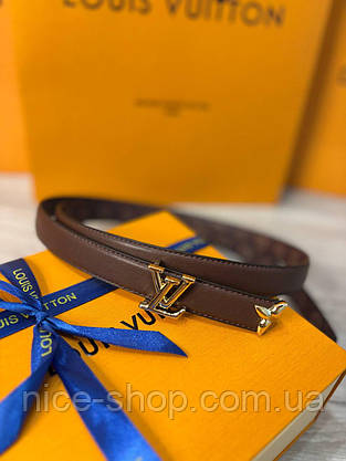 Ремінь Louis Vuitton шкіряний, фото 2