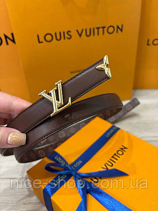 Ремінь Louis Vuitton шкіряний, фото 3