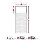 Самоламінуючі жовті вінілові етикетки для кабелів Brady M4-51-427-YL Wrap-Around, фото 4