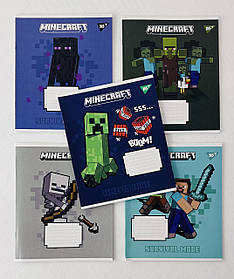 Зошит 18 аркушів У клітку MineCraft signs (767559) Yes
