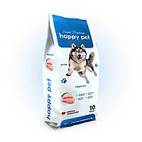 Сухик корм для активних собак Happy Pet з індичкою 10 кг
