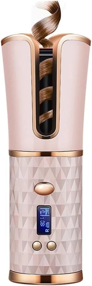 Бездротова автоматична плойка SevenPanda, портативна акумуляторна USB-плойка з керамічним покриттям та 6 температурними режимами, фото 1