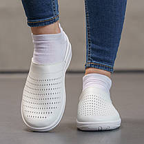 Жіночі медичні білі тапочки, фото 3