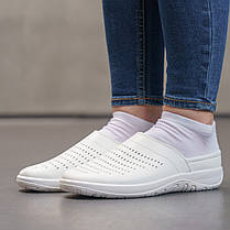 Жіночі медичні білі тапочки, фото 4