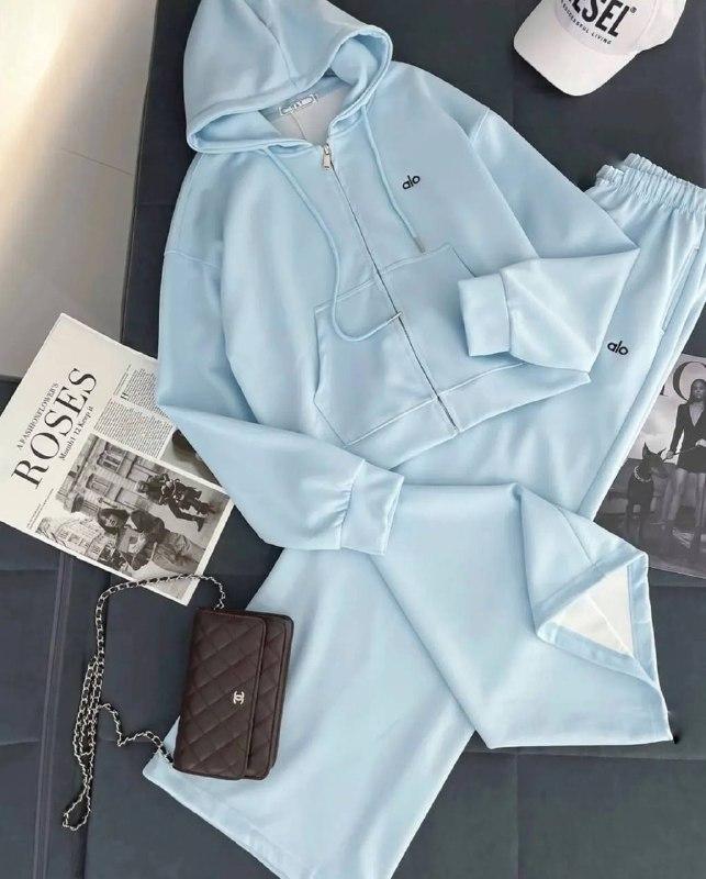 Жіночий спортивний костюм; Кольори: чорний, сірий, м'ята, блакитний, рожевий ; Розміри: 42-44, 46-48, 50-52;, фото 1