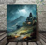 Картина «Таємничий будинок на пагорбі», фото 4