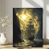 Картина «Корабель у сяйві бурі», фото 2