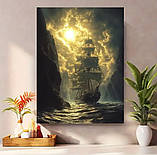 Картина «Корабель у сяйві бурі», фото 4