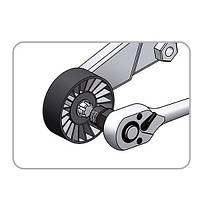 Головка 1/2" Ribe M10S для натяжения ремня TOYOTA JDDF1610 TOPTUL