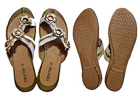 Жіночі шльопанці через палець з прес шкіри розпродаж Туреччина