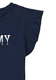Дитяча футболка Tommy Hilfiger з логотипом з паєток 1159842732 (Синій L), фото 2