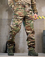 Тактичні штани на флісі Мультикам Софтшел / Soft shell Камуфляж Multicam