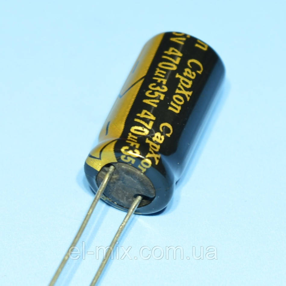 Конденс. електрол. комп'ютерний 470мкФ 35В CapXon 105*С LZ 10*20