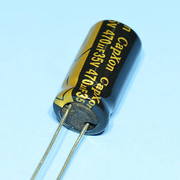 Конденс. електрол. комп'ютерний 470мкФ 35В CapXon 105*С LZ 10*20