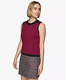 Жіночий жилет Karl Lagerfeld Paris з декоративними гудзиками 1159842820 (Бордовий L), фото 2