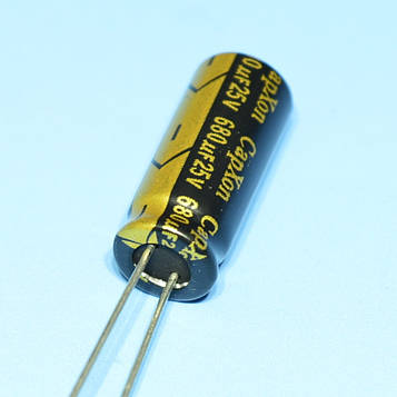Конденс. електрол. комп'ютерний 680мкФ 25В CapXon 105*С LZ 8*20