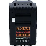 Акумуляторна батарея Procraft Battery20/8 (20В, 8 А·год), фото 6