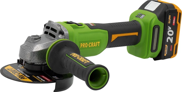 Акумуляторна болгарка Procraft PWA220 (1 акб 4 А·год), фото 1