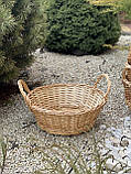 Корзина "Господарська" плетена з лози. Арт: Н030, фото 6