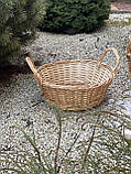 Корзина "Господарська" плетена з лози. Арт: Н030, фото 4